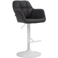 BARHOCKER Natoma Stoff 97-118 cm schwarz - Schwarz, Textil (57/97/59cm) - furnicato