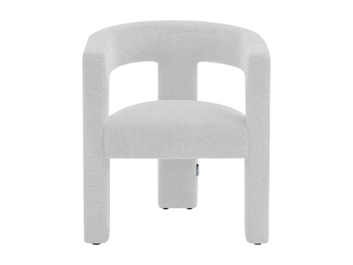SESSEL - Strukturstoff - Weiß - FAVINA - Creme, Textil (59/75/64cm) - Vente-Unique