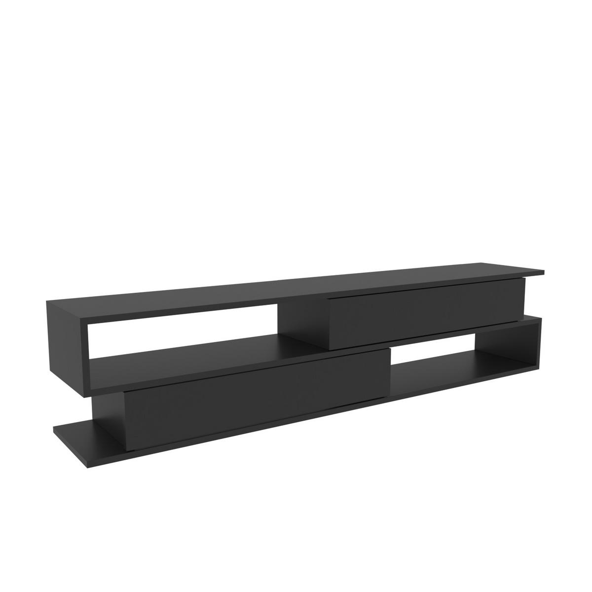 TV-ELEMENT Cortez Anthrazit - Anthrazit, Holzwerkstoff (35/40/160cm) - Decorotika