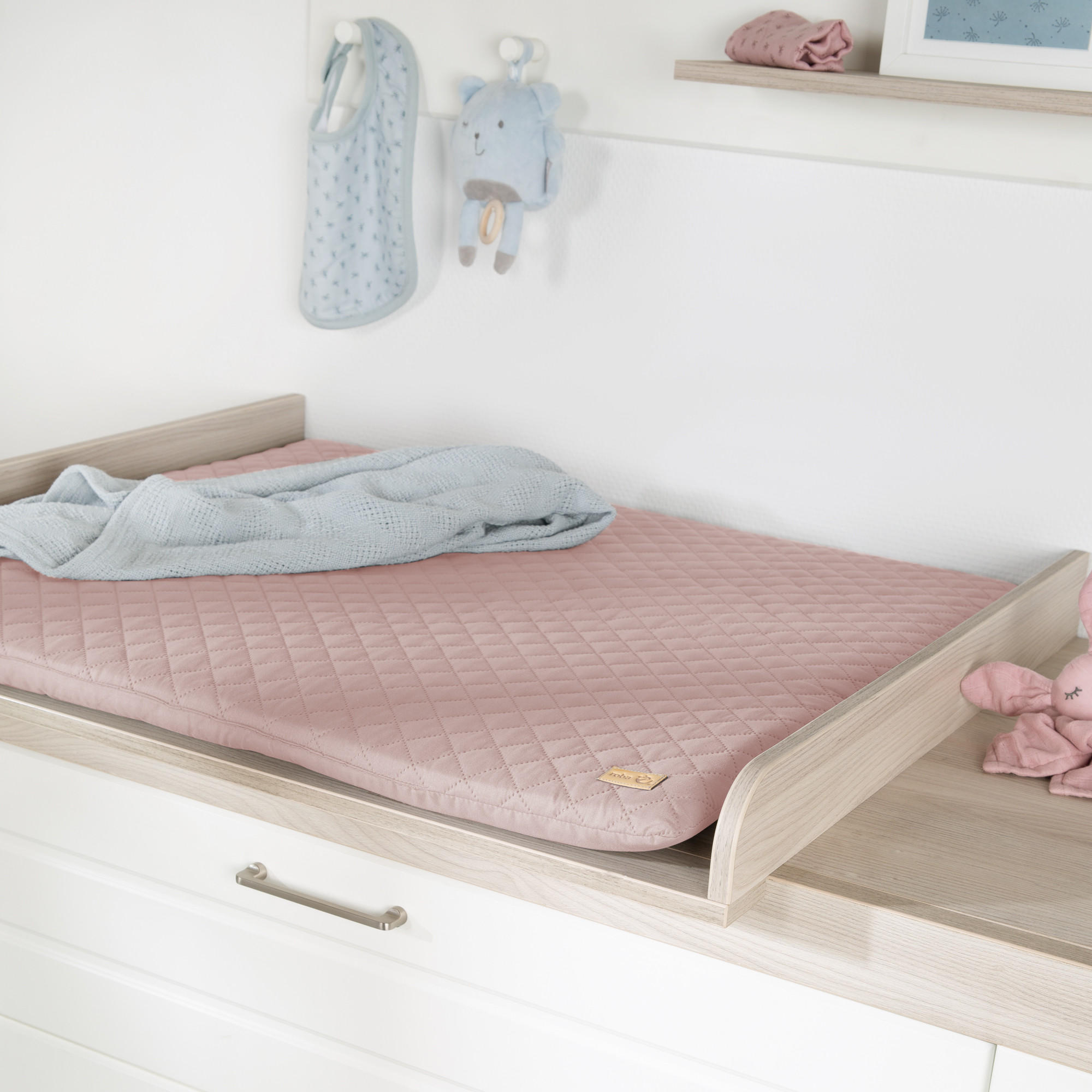 WICKELAUFLAGE roba Style rosa - Rosa, Textil (85/75cm) - Roba