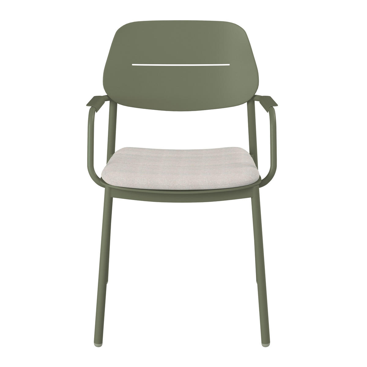 GARTENSTUHL Verde Hellgrün/Salbeigrün Aluminium - Salbeigrün, Metall (1/85/57cm) - Mömax
