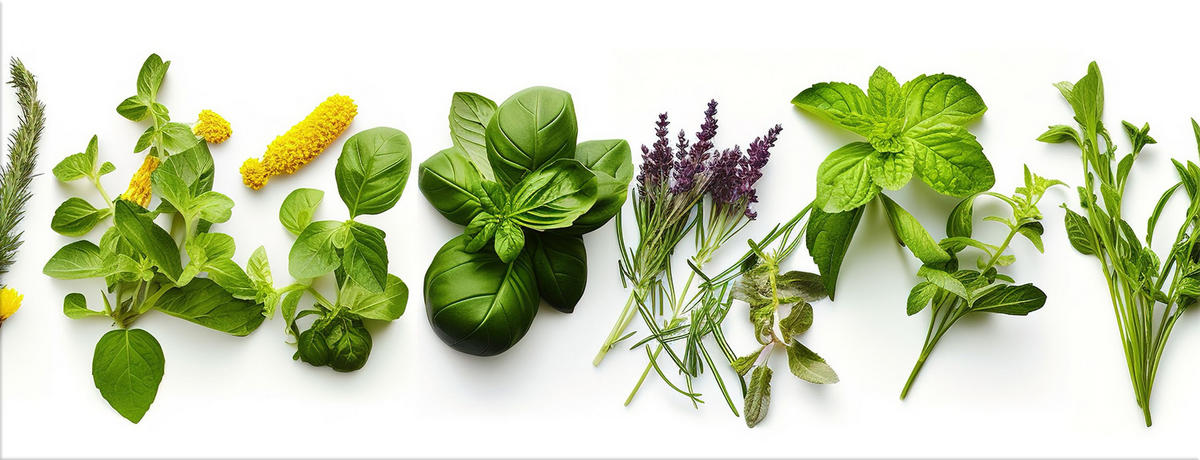 GLASBILD 80x30 cm Küche Kräuter grün - Weiß, Glas (80/30cm) - artissimo