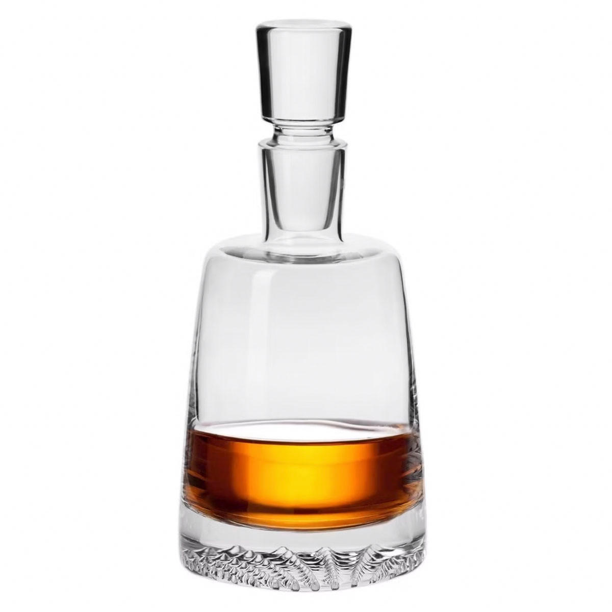 WHISKY SET Fjord, 7er-Set, 950 ml / 370 ml, Hangemacht - Transparent, Glas (0.95L) - Krosno Glass