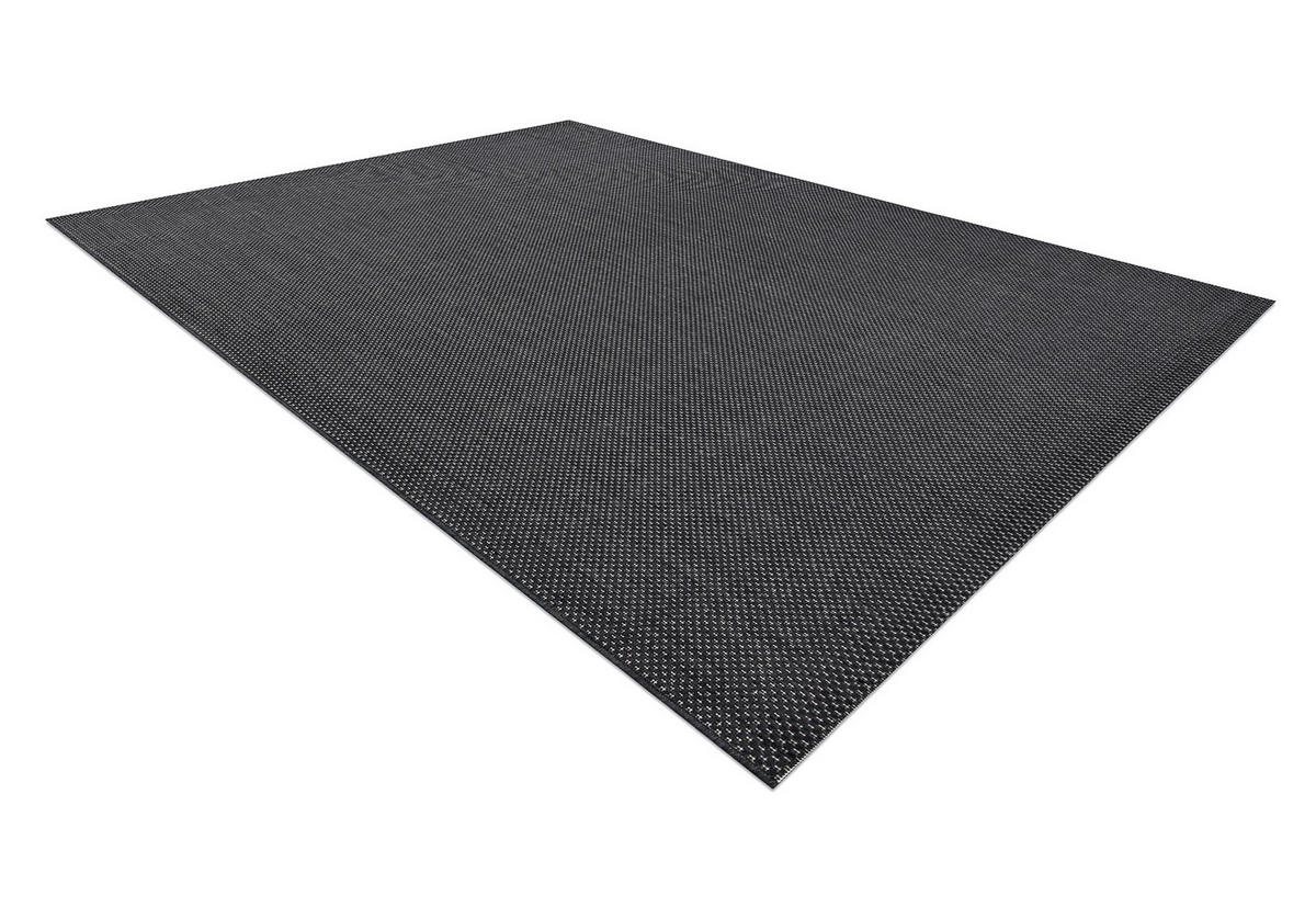 TEPPICH Flat 120/170 cm - Schwarz, Textil (120/170cm) - rugsX