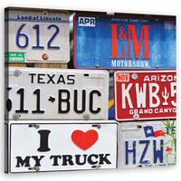 WANDBILD abstrakt weiß - Weiß, Textil (50/50cm) - Feeby