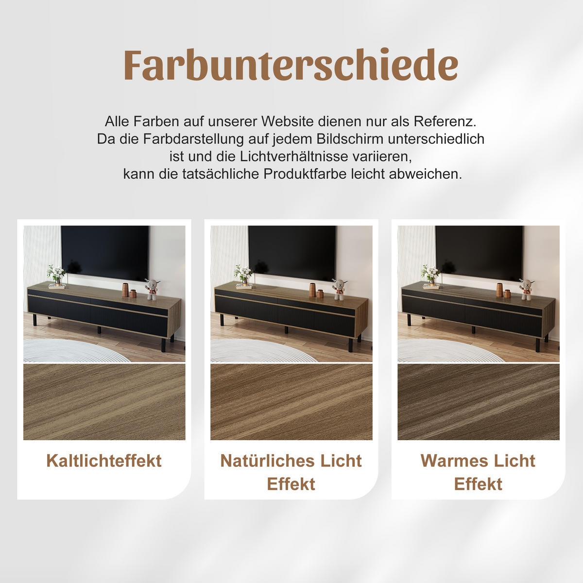 TV-SCHRANK 170cm 4 Türen Schwarz Holzoptik modern - Schwarz, Holzwerkstoff (38/47/170cm) - FLIEKS