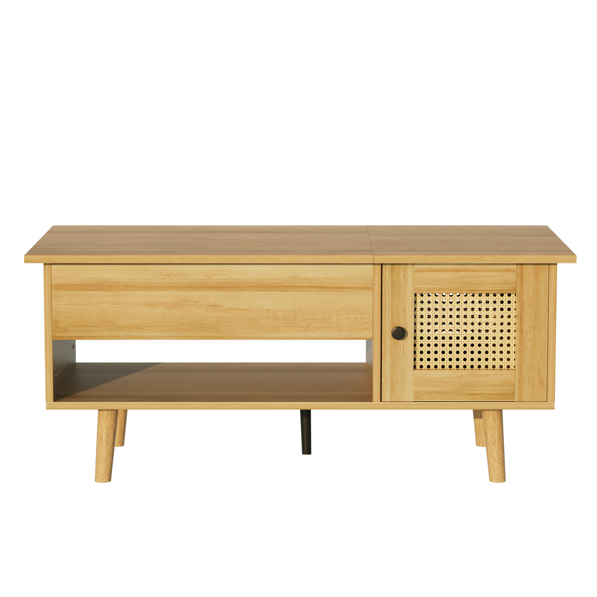 Urban Meuble KONFERENČNÍ STOLEK hnědý, 109,98/59,49/15,98 cm