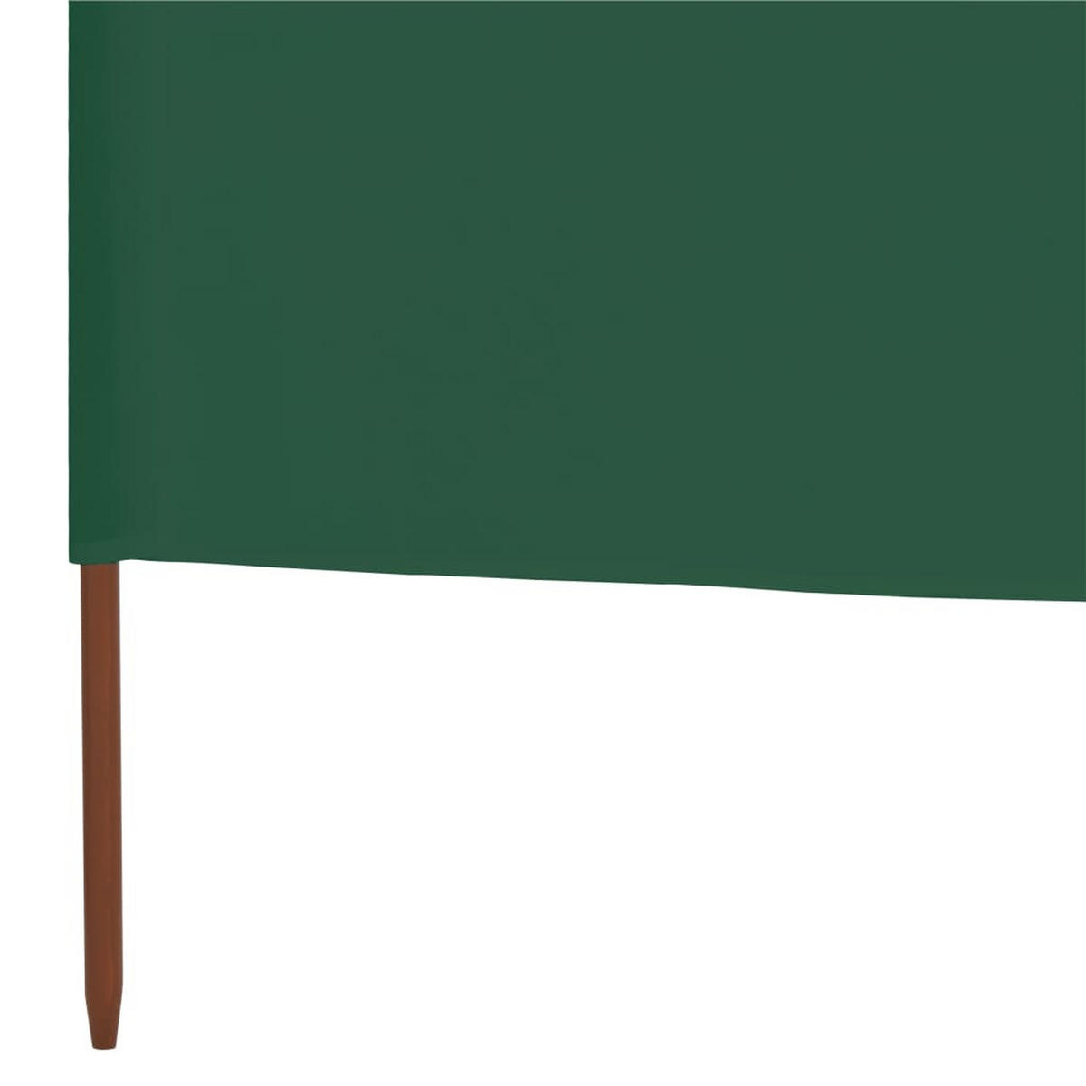 WINDSCHUTZGEWEBE 5Er Set 600/160 Cm Grün - Grün, Textil (600/160cm) - vidaXL