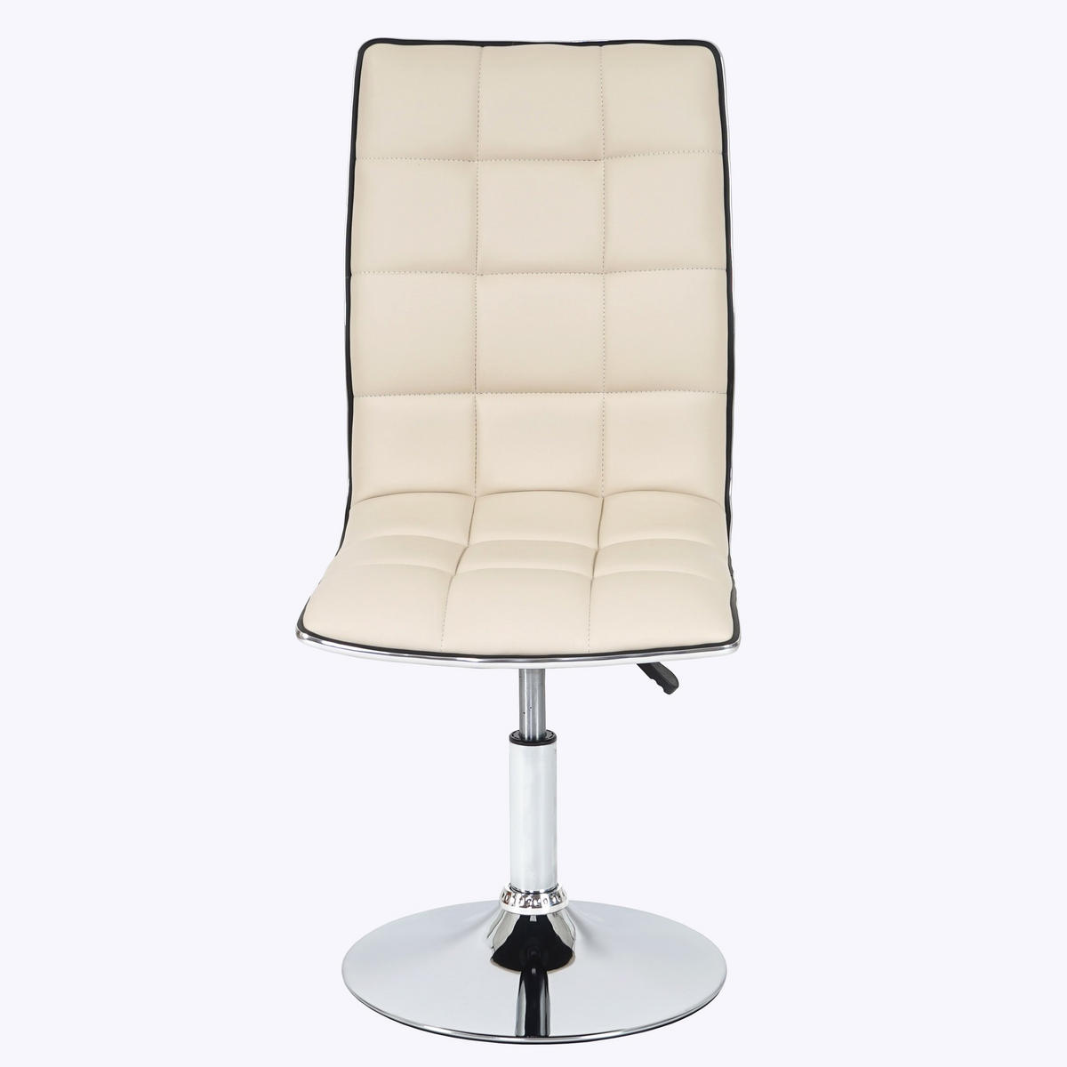 ESSZIMMERSTUHL 2er-Set 103x43x54cm Sitzhöhe 41cm Kunstleder Creme - Beige, Kunststoff (43/103/54cm) - CHEFGASTRO