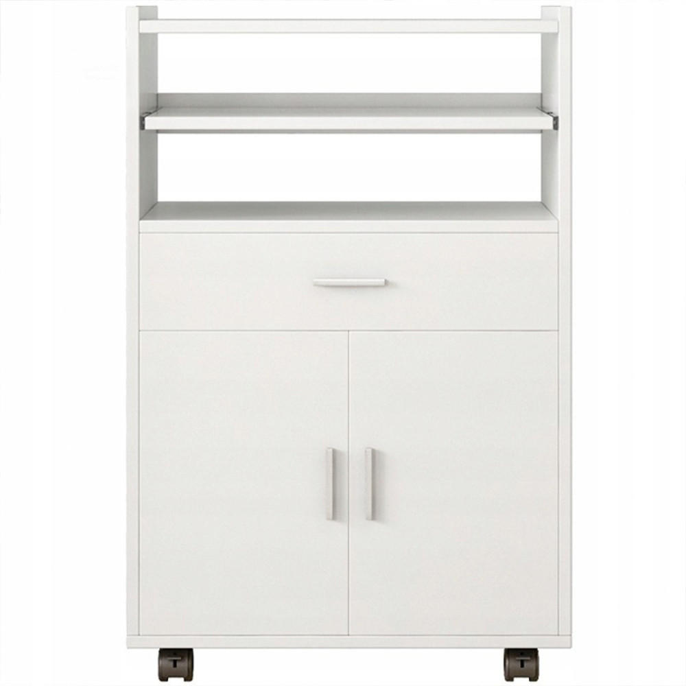 SERVIERWAGEN, weiß 59/40/92 cm - Weiß, Holzwerkstoff (59/92/40cm)