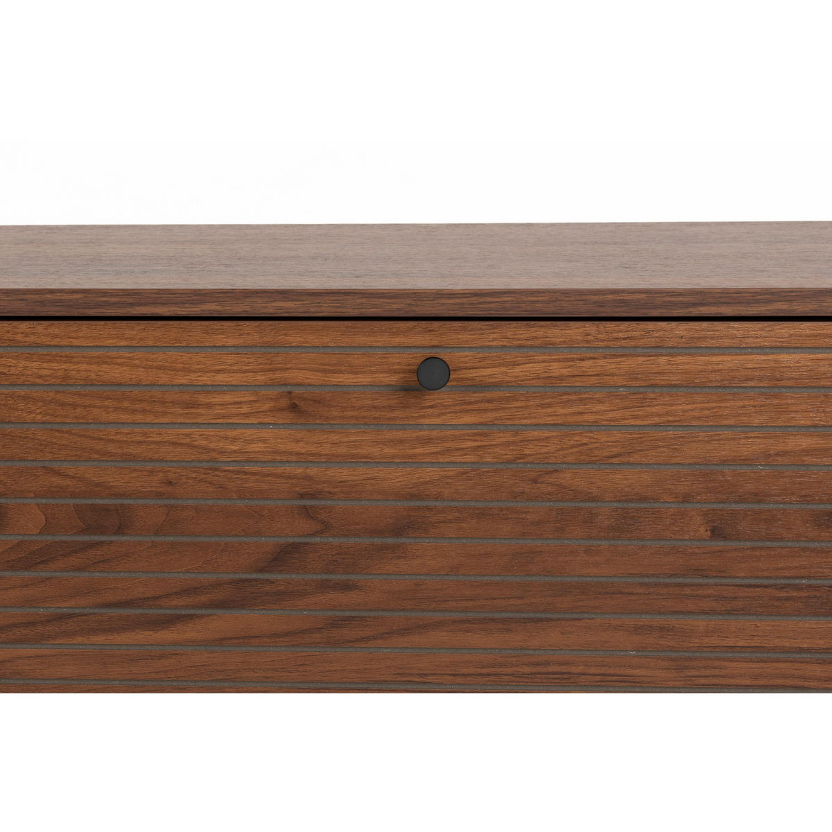 SIDEBOARD Streifen Niedrig - Braun, Holzwerkstoff (120/50/40cm) - Housecraft Living