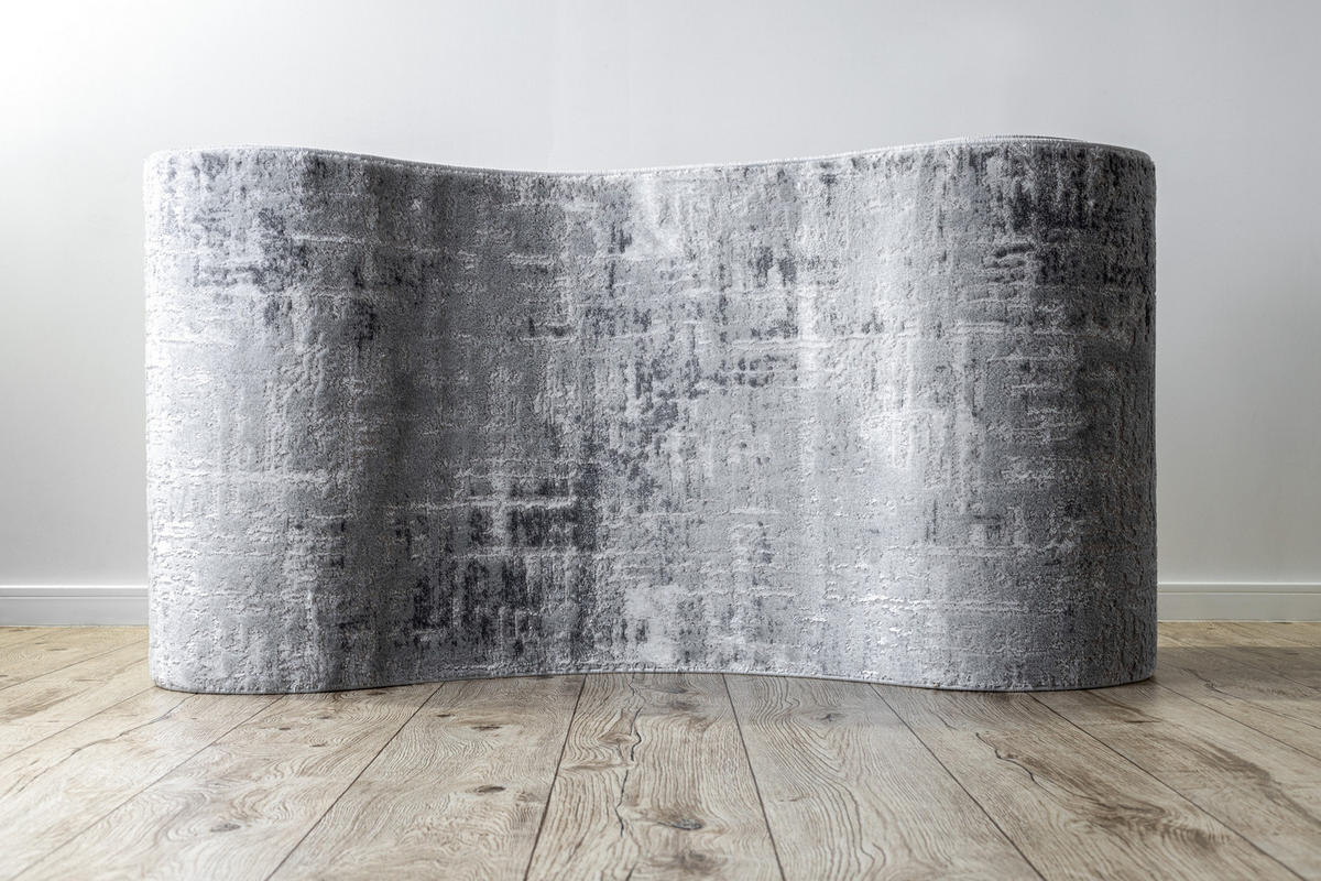 LÄUFER Strukturell MEFE 70/440 cm - Grau, Textil (70/440cm) - rugsX
