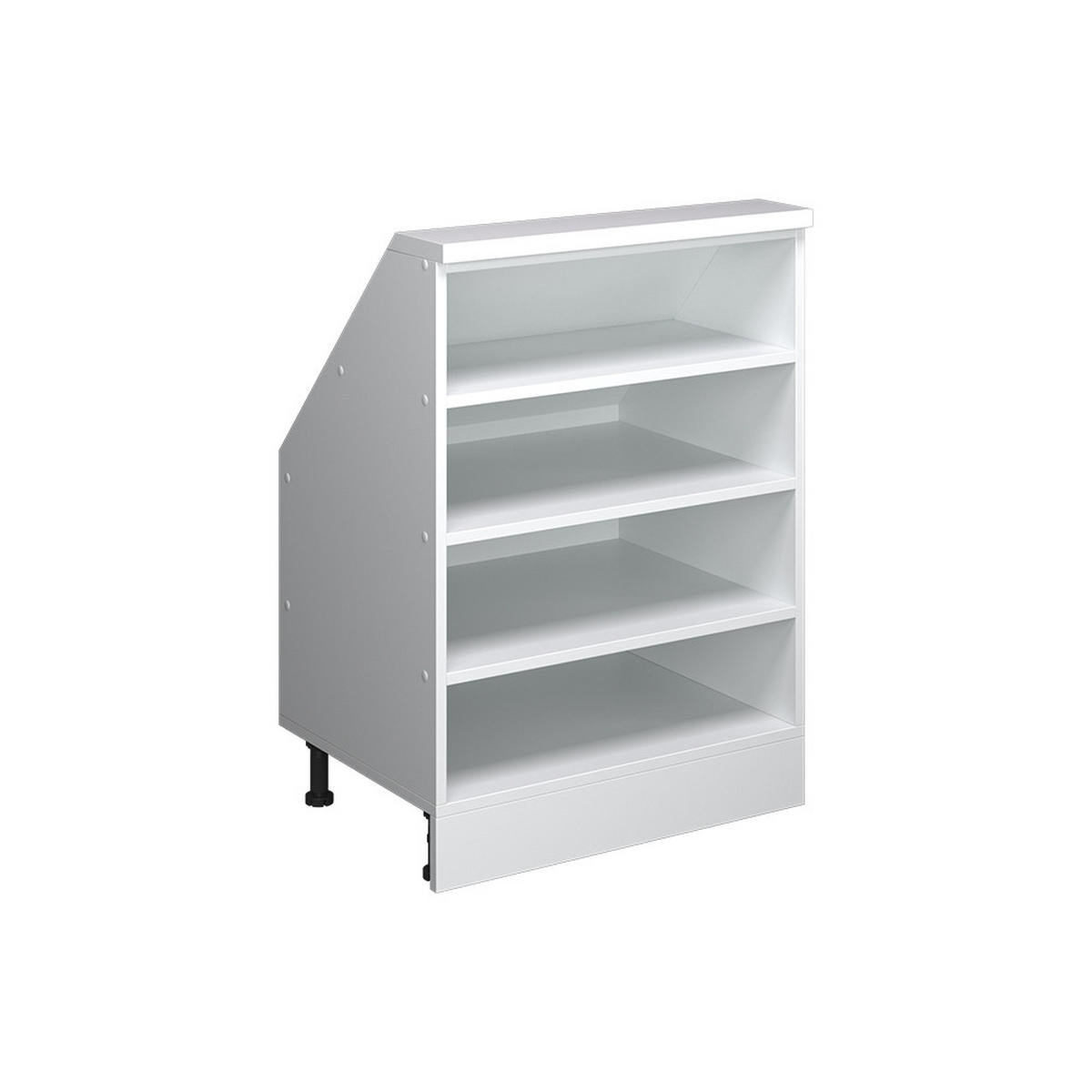 SKŘÍŇ POD ŠIKMOU STŘECHU Rion Bílá - bílá, kompozitní dřevo (60/81.6/46cm) - Vicco