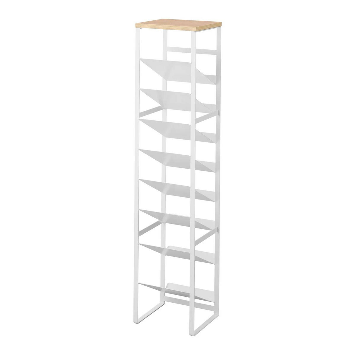 FLASCHENREGAL Tower weiß 20/88/19 cm - Weiß, Metall (20/88/19cm) - Yamazaki