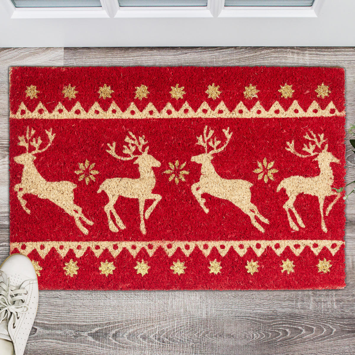FUSSMATTE - Multicolor, Kunststoff/Textil (60/40cm) - Relaxdays