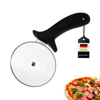 PIZZASCHNEIDER, schwarz, Edelstahl, Kunststoff - Schwarz, Metall (10/2/22.5cm) - bremermann