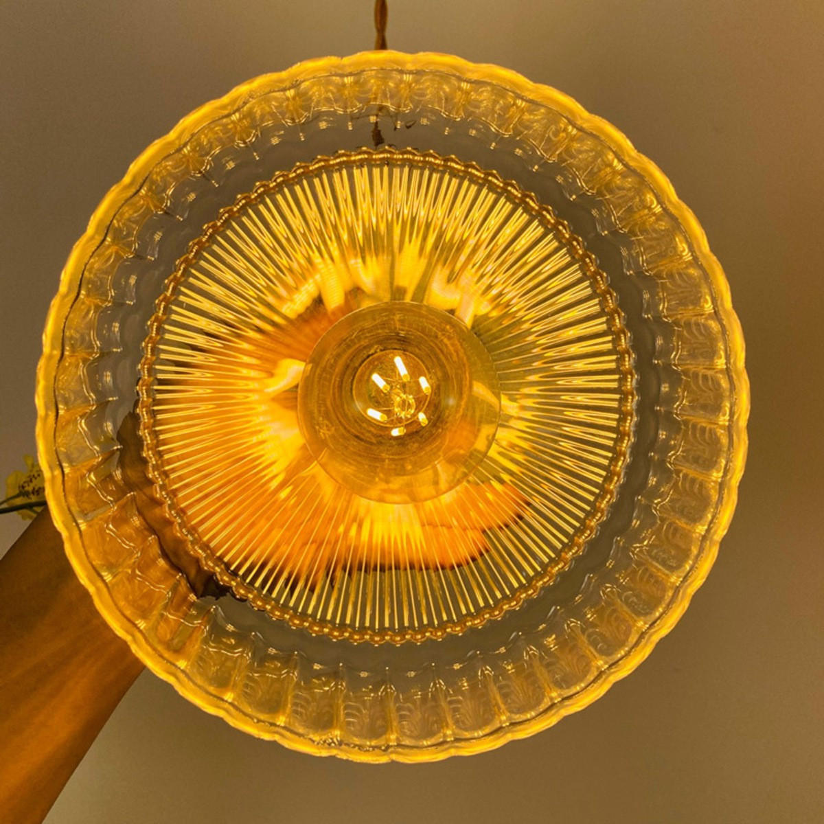 LED-HÄNGELEUCHTE Transparent 4W 18/18/20-150 cm - Transparent, Glas (18/18/20cm) - Authentics