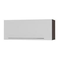 KLAPPHÄNGESCHRANK Kvantum W4B/90 Weiß Matt / Lava Matt 90 / 32,5 / 36cm - Dunkelgrau/Weiß, Holz/Holzwerkstoff (90/36/32.5cm) - Feldmann-Wohnen