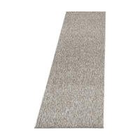 TEPPICH Kurzflor Unifarben Polypropylen saugroboter Wohnzimmer Beige Läufer 80x250 - Beige, Textil (80/250cm) - KADIMA DESIGN