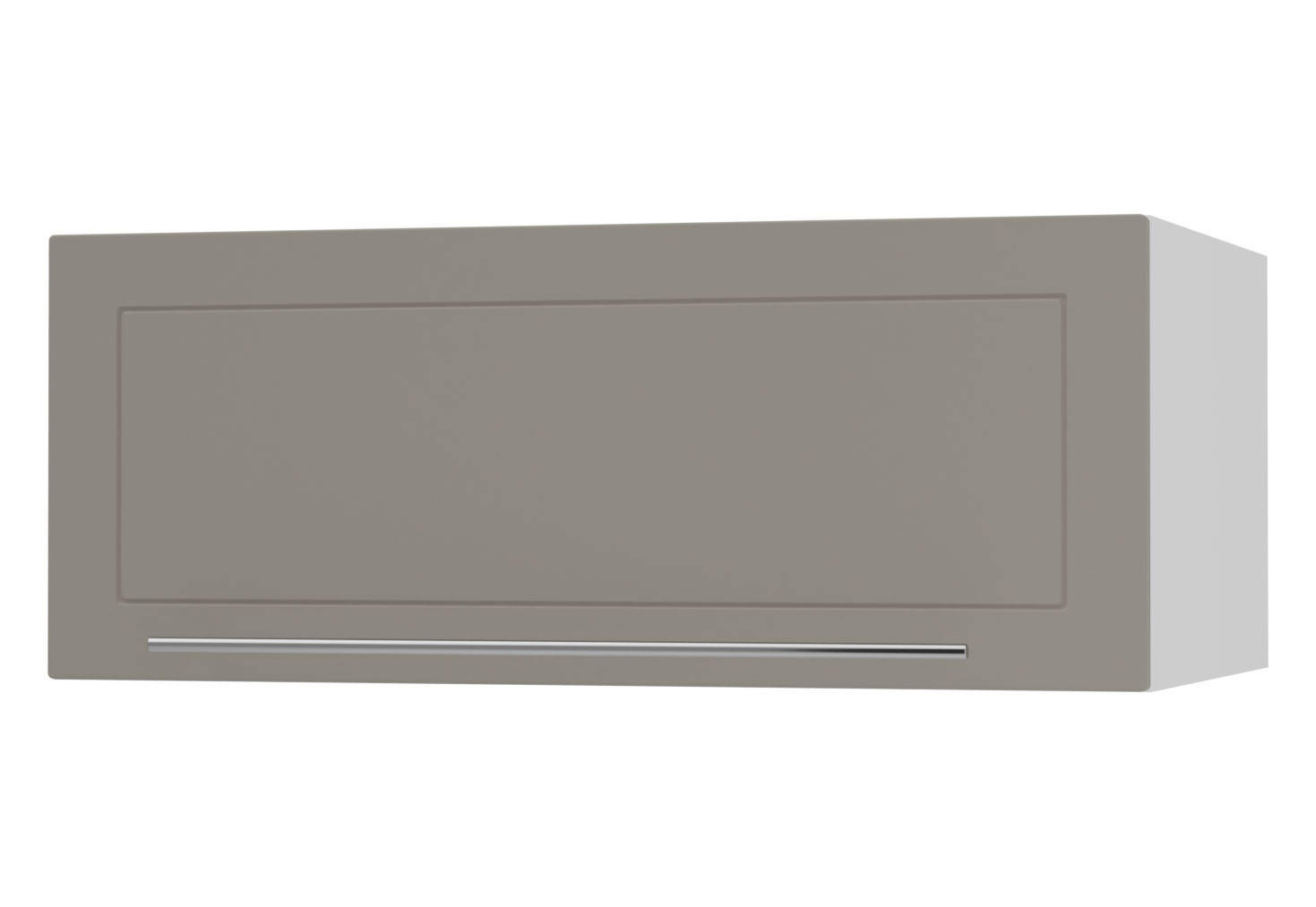 KLAPPHÄNGESCHRANK Kvantum W6B/90 Beige Matt / Weiß Matt 90 / 59 / 36cm - Beige/Weiß, Holz/Holzwerkstoff (90/36/59cm) - Feldmann-Wohnen