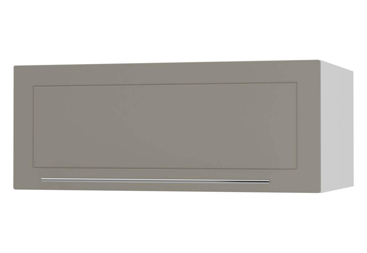 KLAPPHÄNGESCHRANK Kvantum W6B/90 Beige Matt / Weiß Matt 90 / 59 / 36cm - Beige/Weiß, Holz/Holzwerkstoff (90/36/59cm) - Feldmann-Wohnen