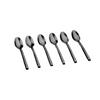 LÖFFEL 6er-Set Olaf - Schwarz - Schwarz, Metall - Björn