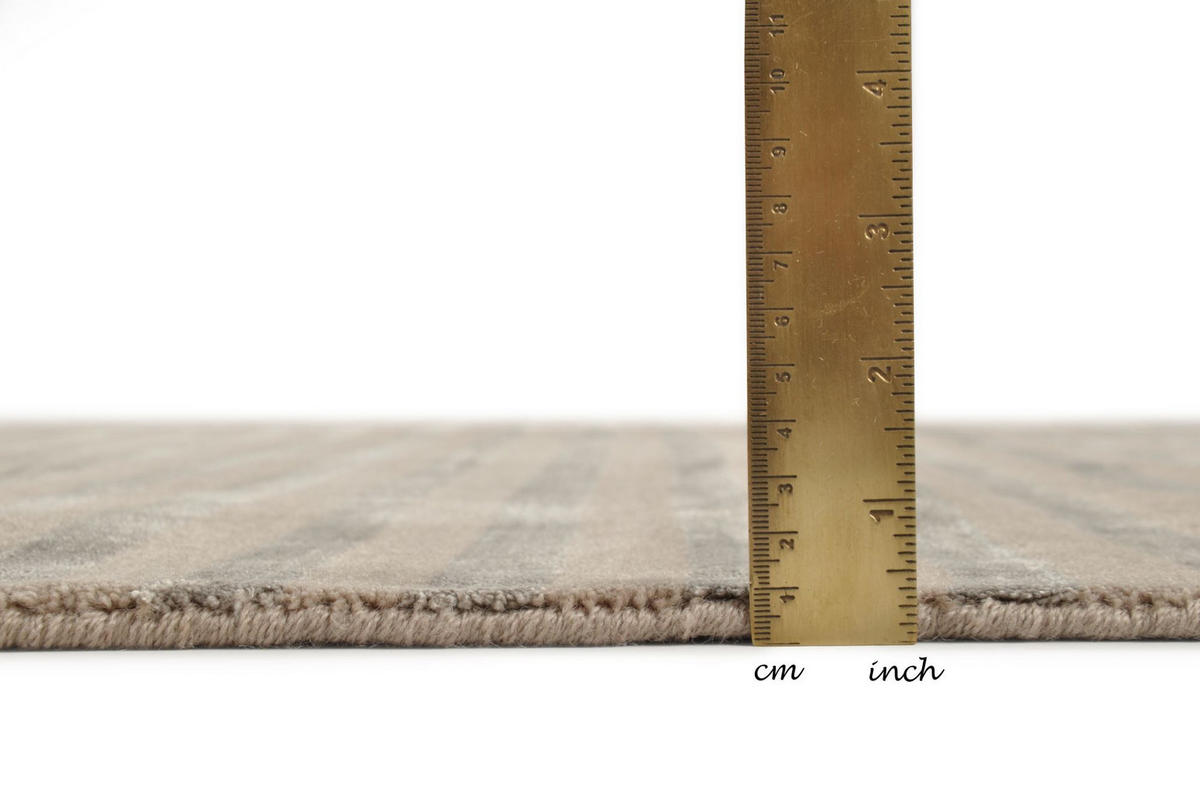 HANDWEBTEPPICH Miami 170x240 cm - Beige, Textil (170/240cm) - THEKO