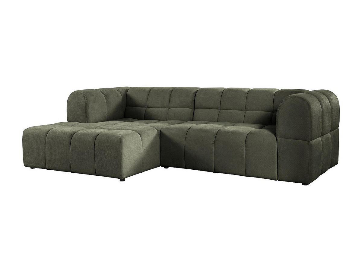 SOFA - 3 Personen - stoff - khaki Rimalo - Schlammfarben, Textil (272/75/162cm) - Vente-Unique