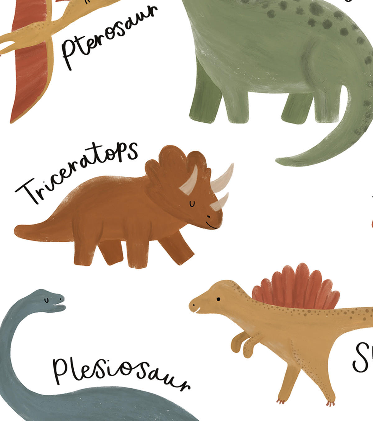 POSTER Dinosaurier-Arten, 30x40 cm - Multicolor, Papier (30/1/40cm) - Lilipinso