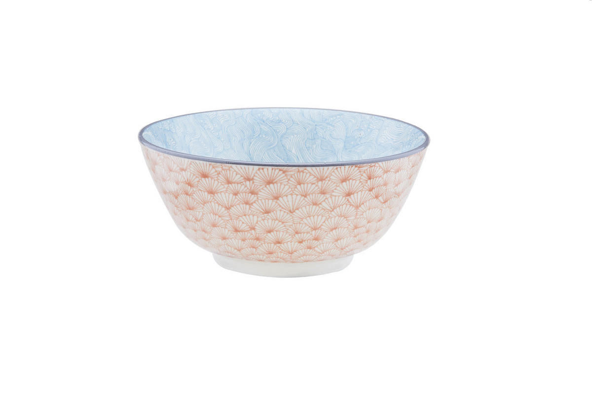 SCHALEN Pattern Ø15cm - 6er-Set - Pastel - Pink, Keramik (15cm) - Björn