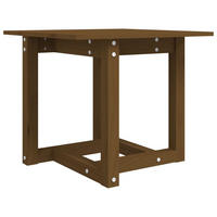 COUCHTISCH Honigbraun 50x50x45 cm Massivholz Kiefer - Braun, Holz (50/50/45cm) - furnicato