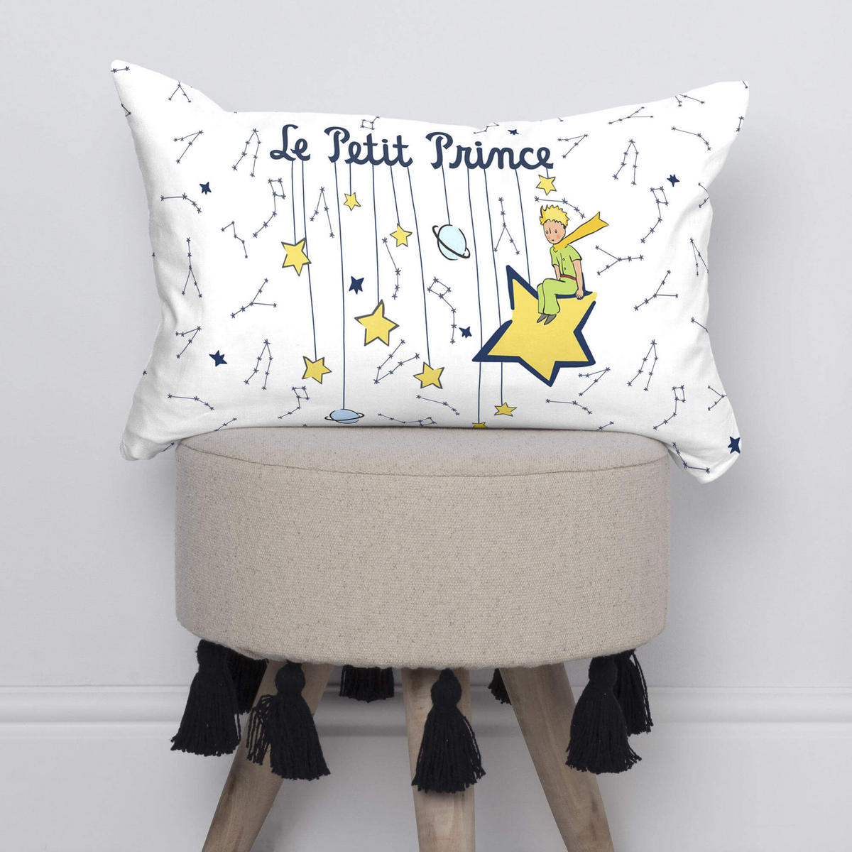 KISSENBEZUG la nuit 50x30 cm mehrfarbig - Multicolor, Textil (50/30cm) - Happy Friday