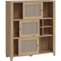 HIGHBOARD Cestino Jackson Hickory / Amadeus 128 / 42 / 150cm - Multicolor/Braun, Holz/Holzwerkstoff (128/150/42cm) - Feldmann-Wohnen