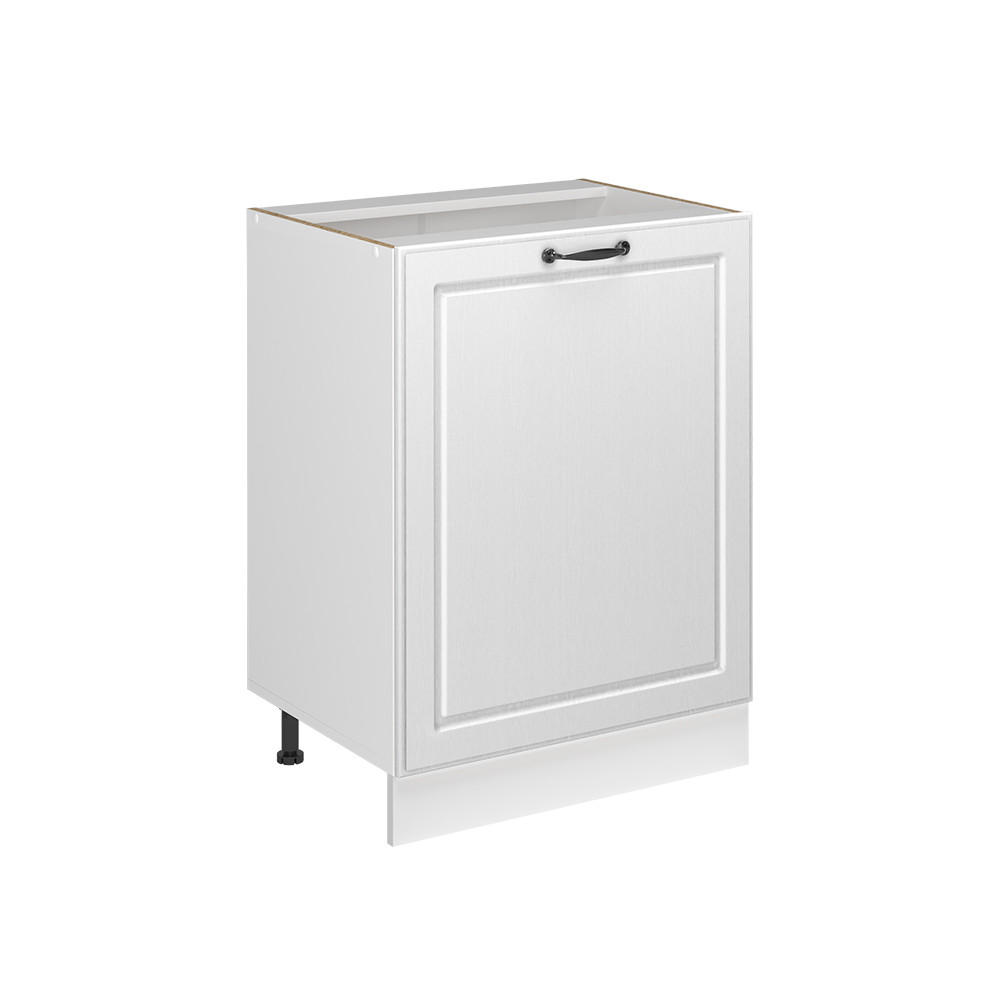 KUCHYNSKÁ SPODNÁ SKRINKA R-Line, Biely vidiecky dom/biely, 60 cm s 1 dverami bez pracovnej dosky - biela, kompozitné drevo (60/81.6/46cm) - Vicco