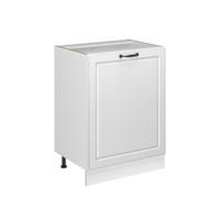 KUCHYNSKÁ SPODNÁ SKRINKA R-Line, Biely vidiecky dom/biely, 60 cm s 1 dverami bez pracovnej dosky - biela, kompozitné drevo (60/81.6/46cm) - Vicco