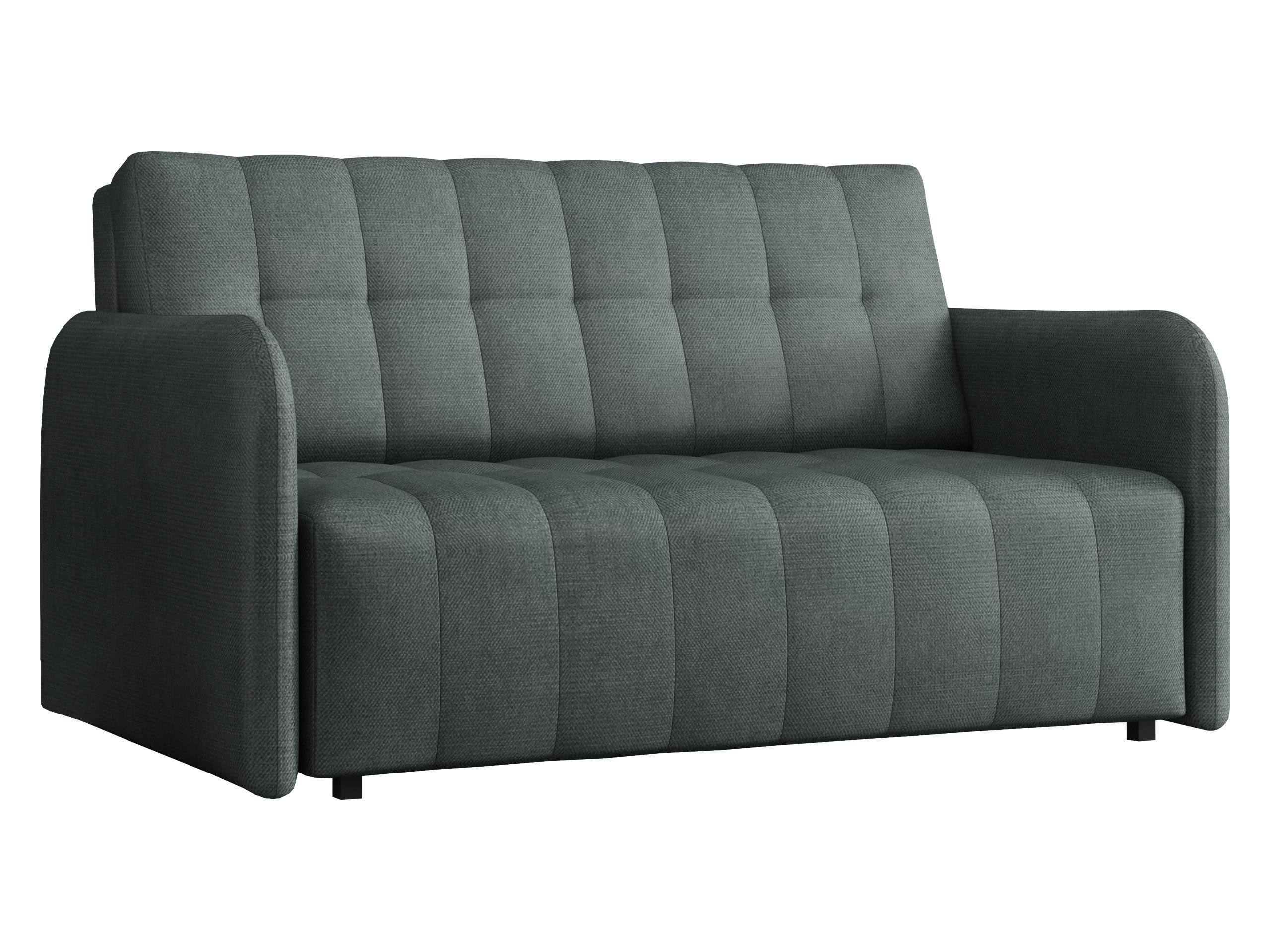 SCHLAFSOFA Viva Grand III - Blaugrau/Schwarz, Holz/Kunststoff (145/85/95cm) - MIRJAN24