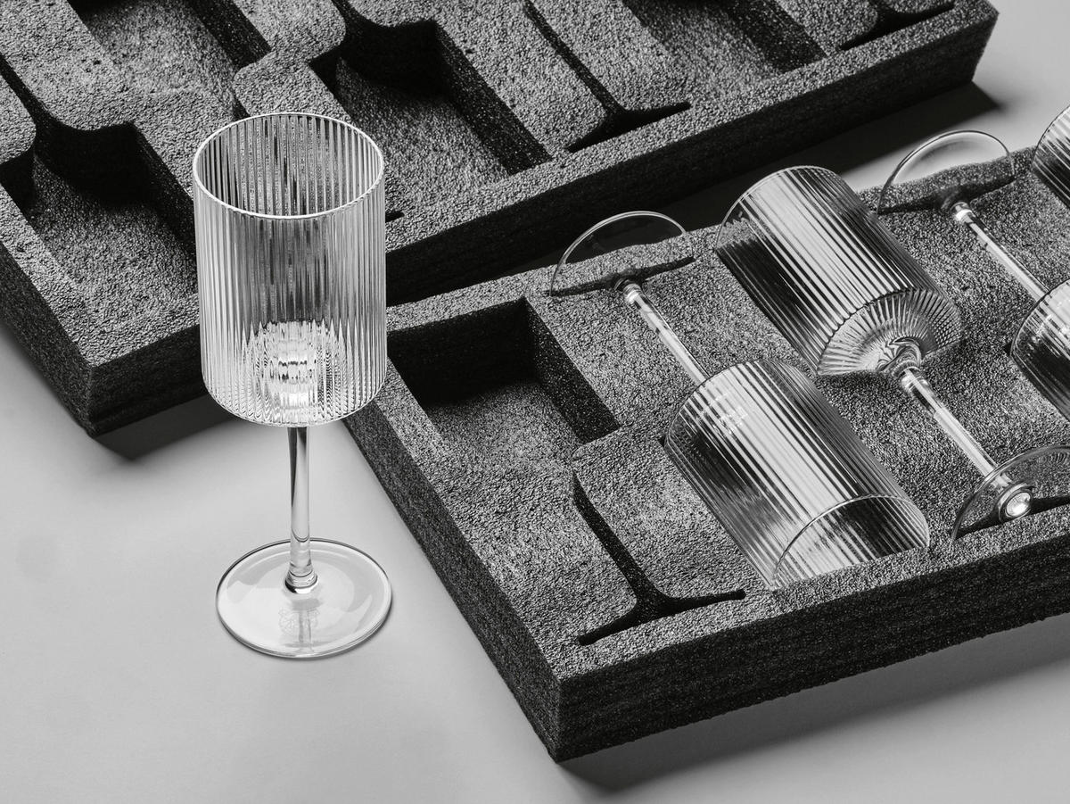 GLAS-SET Linje 24er-Set - Transparent - Transparent, Keramik - Björn