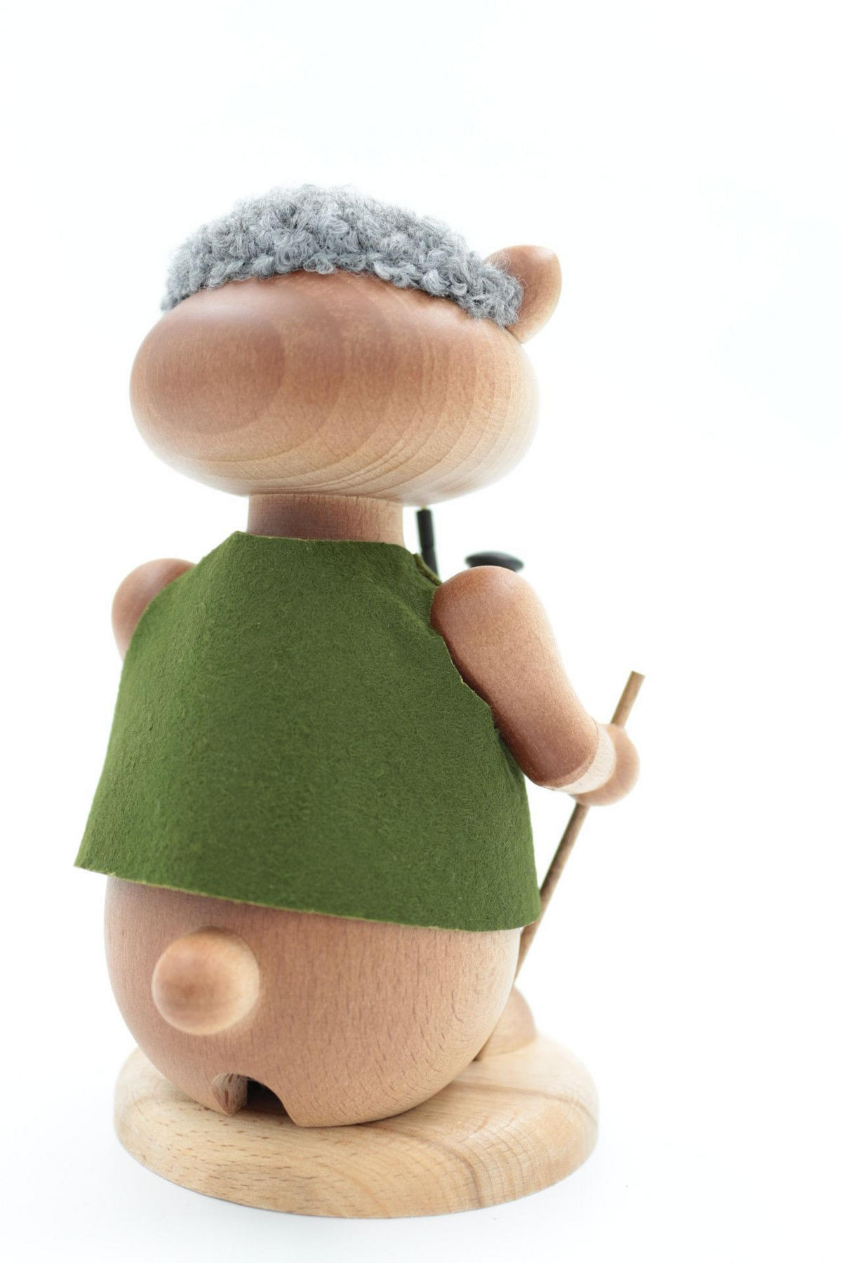 RAUCHFIGUR Hamster Opa 18 cm - Multicolor, Holz (12/18/0.1cm)