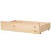 BETTSCHUBLADE 2er set Heller Holzfarbton Rumilly - Hellbraun, Holz - Beliani
