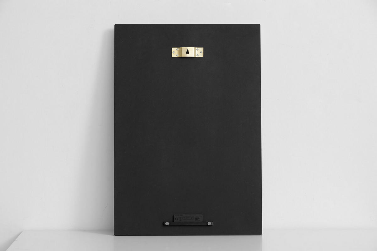 HOLZBILD Schwarz-Weiß 45/65 cm - Blau/Schwarz, Holz (5.46/65cm) - KUNSTLOFT