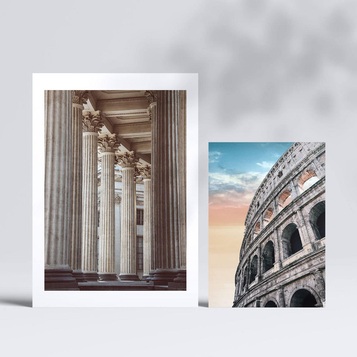 POSTER Set Mit 6 Vintage Rom A3 & A4 Rahmenlos - Klar, Papier (29/3cm) - Nacnic