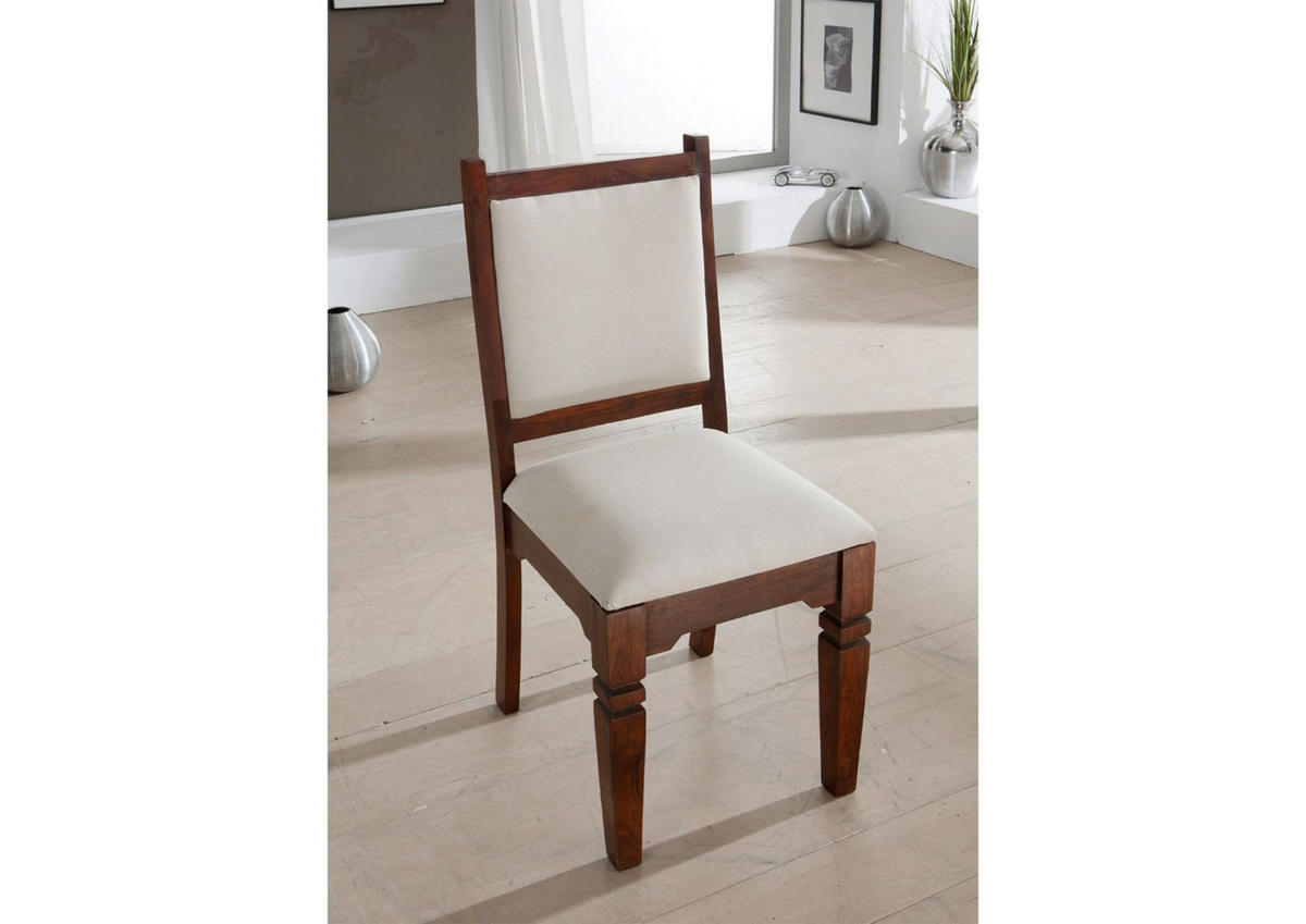 STUHL Massivholz 45 x 45 x 100 cm dunkelbraun OXFORD #610 - Dunkelbraun, Holz (45/100/45cm) - Massivmoebel24