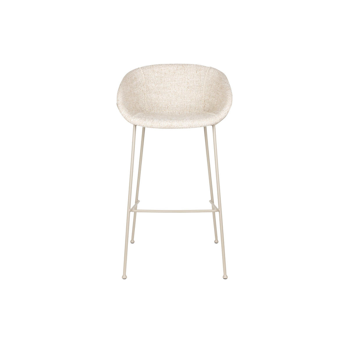 BARHOCKER Feston Rückenlehne 76 cm Beige - 2 er Set - Beige, Kunststoff (54.5/98.5/53cm) - Zuiver