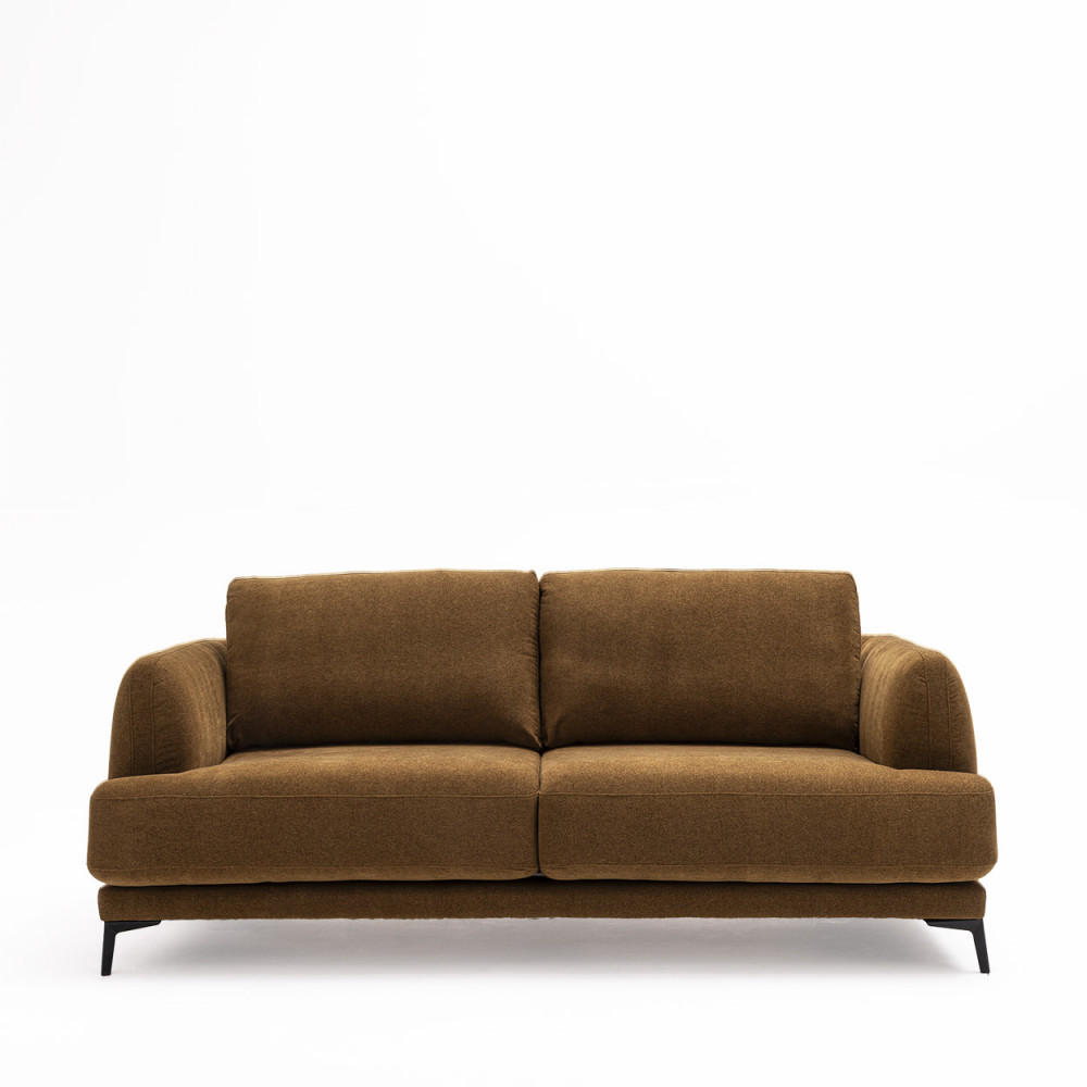 BETTSOFA - Bronze - Bronzefarben, Textil (202/88/103cm) - Drawer