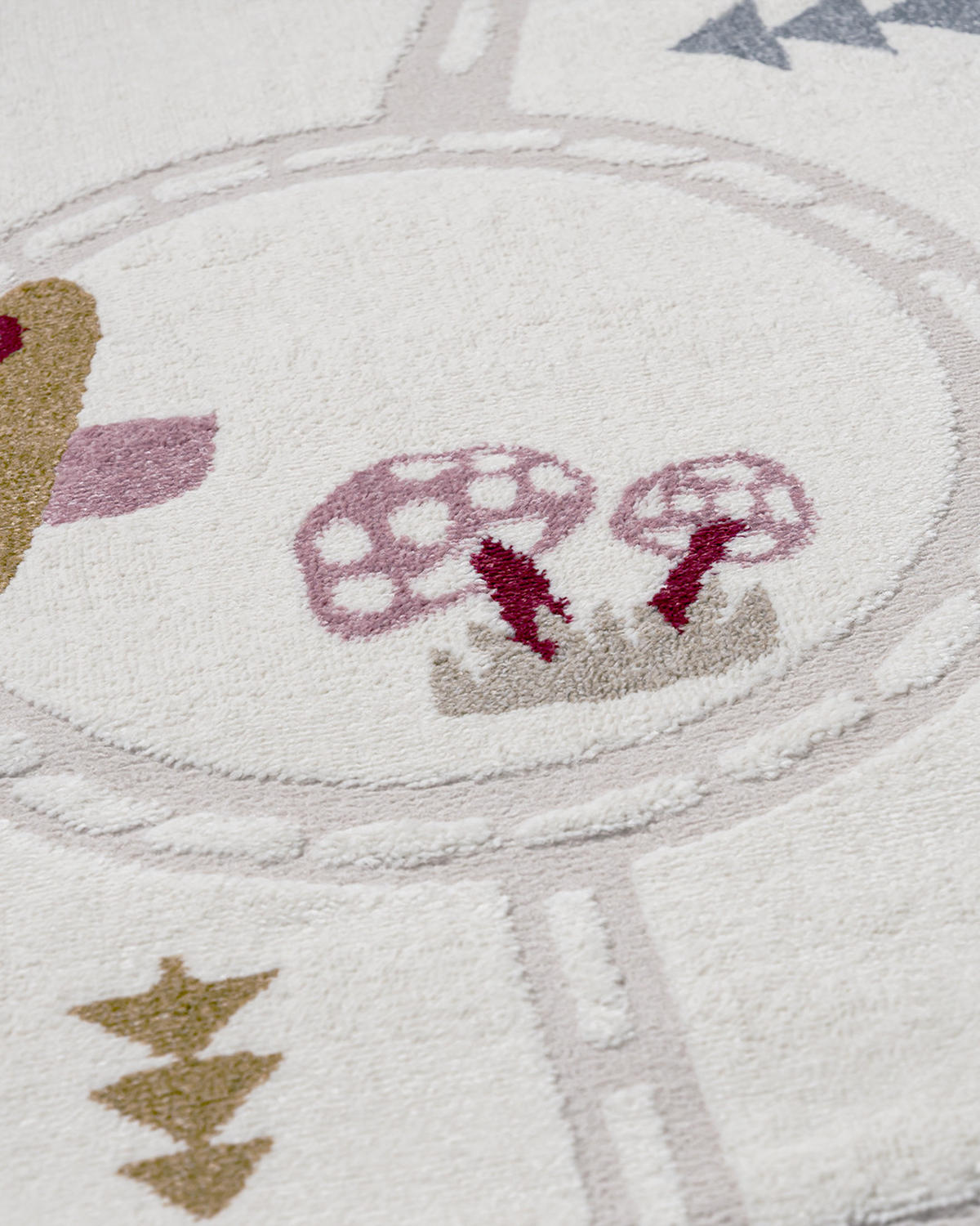 KINDERTEPPICH Alora Avenida Mazovia 160x230cm Creme Rosa Straßen Kurzflor - Pink, Textil (160/230cm) - Mazovia