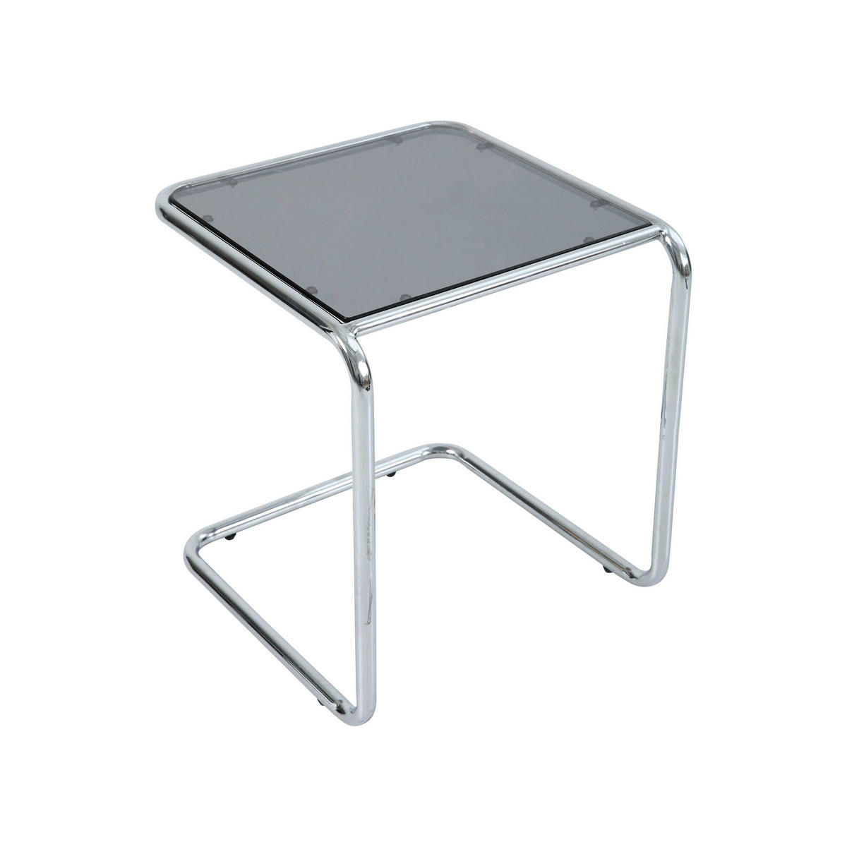 COUCHTISCH, Schwarz - Schwarz, Glas/Metall (50/50/55cm) - Oviala