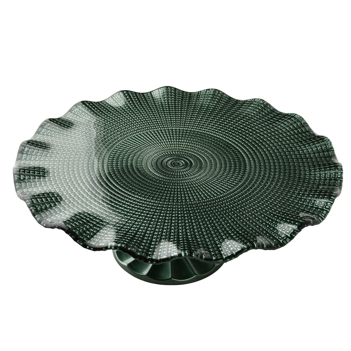 TORTENPLATTE Greenie Grün - Grün, Glas (11/29/30cm) - Mondex