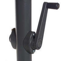 SONNENSCHIRM Siesta - Beige, Textil/Metall (250/250cm) - Butlers