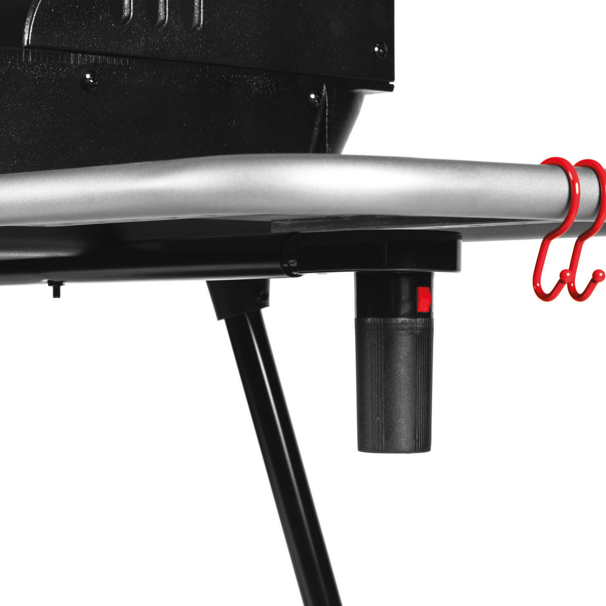HOLZKOHLEGRILL Exel duo grill Schwarz - Schwarz, Metall (58.5/96.5/99cm) - Somagic