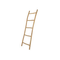 DEKOLEITER Teak 50x5x180 natur unbehandelt BASSANO #135 - Naturfarben, Holz (50/180/5cm) - Massivmoebel24